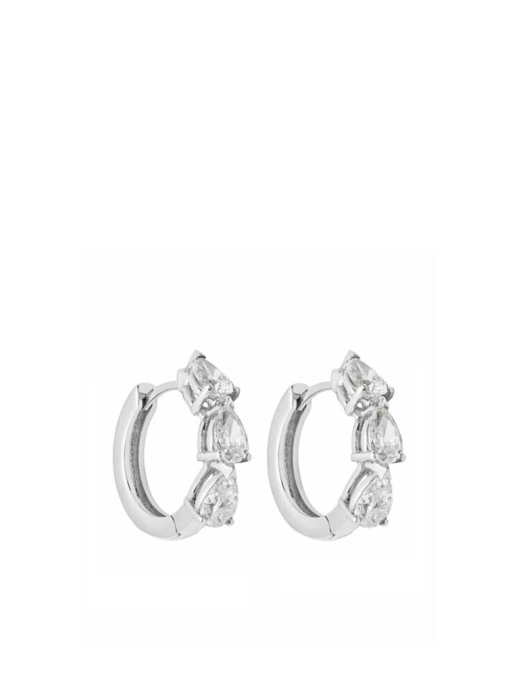 Jewels Aficionado 18kt white gold diamond earrings - Silver Cover