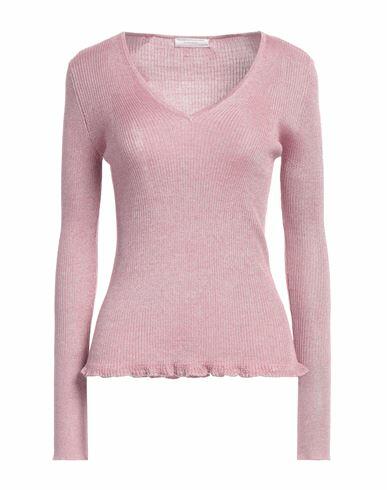 Majestic Filatures Woman Sweater Pink Viscose, Textile fibers Cover