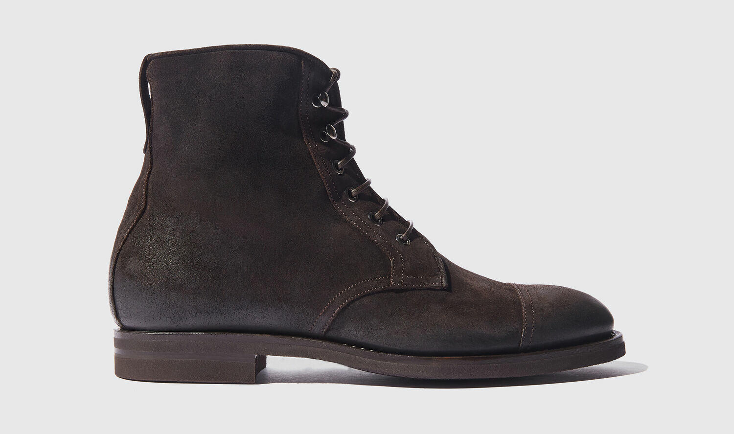 Scarosso Boots Paolo Brown Suede Leather Cover