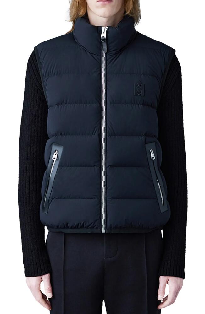 Mackage Fisher Water Repellent Down Vest in Black Cover