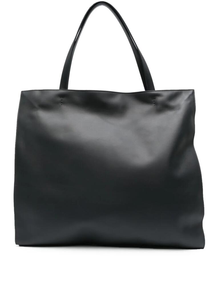 Maeden Yumi leather tote bag - Grey Cover