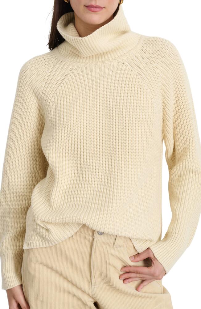 Alex Mill Chelsea Cotton & Cashmere Turtleneck Sweater in Ivory Cover