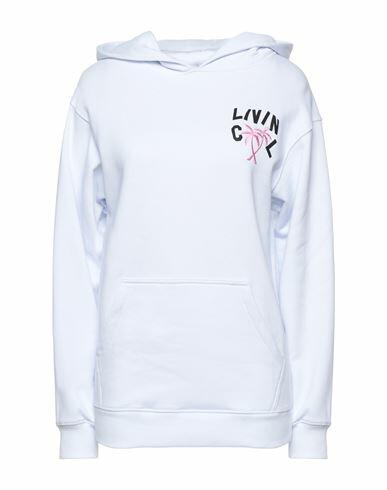 Livincool Woman Sweatshirt White Cotton Cover