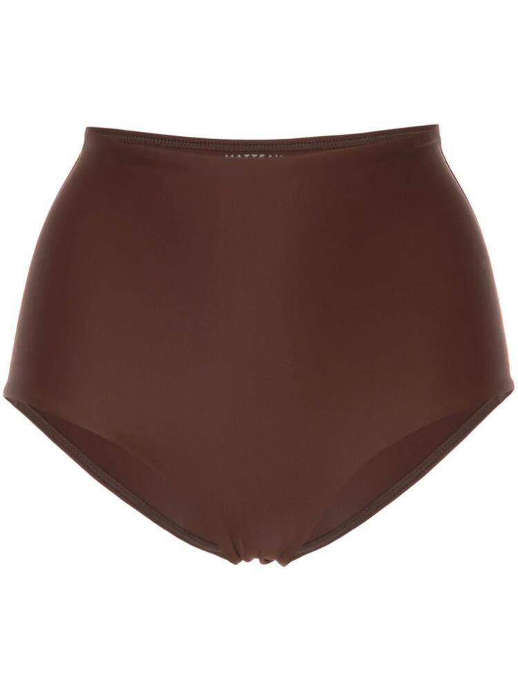 Matteau high waist bikini bottoms - Brown Cover