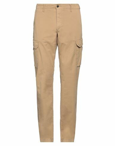 Timberland Man Pants Camel Cotton, Elastane Cover