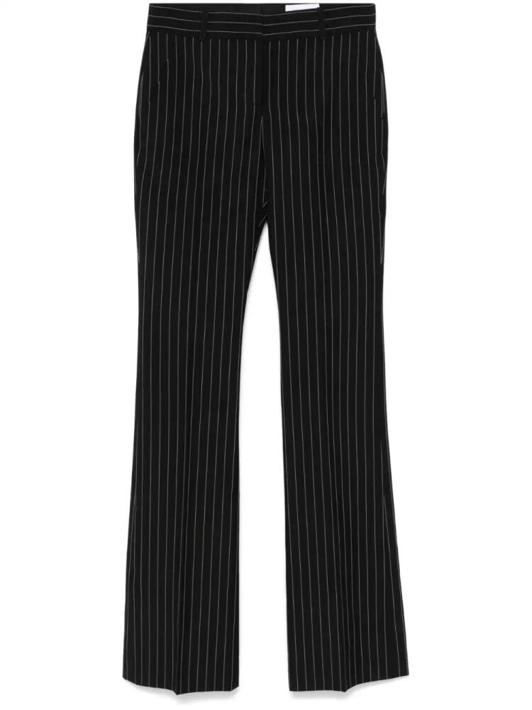 Alexander McQueen pinstriped straight trousers - Black Cover