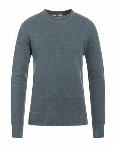 At. p.co Man Sweater Slate blue Wool, Polyamide Cover