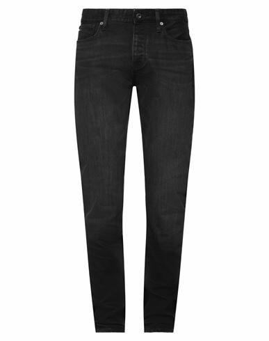 Emporio Armani Man Jeans Black Cotton, Elastane Cover