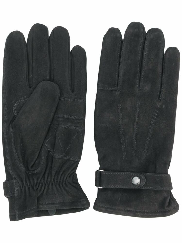 Barbour stitch detail gloves - Black Cover