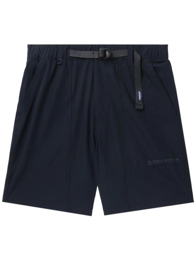 CHOCOOLATE logo-appliqué belted shorts - Black Cover