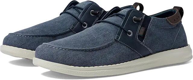 Nunn Bush Brewski Moc Toe Slip-on with Elastic Bungee (Navy) Men's Shoes Cover