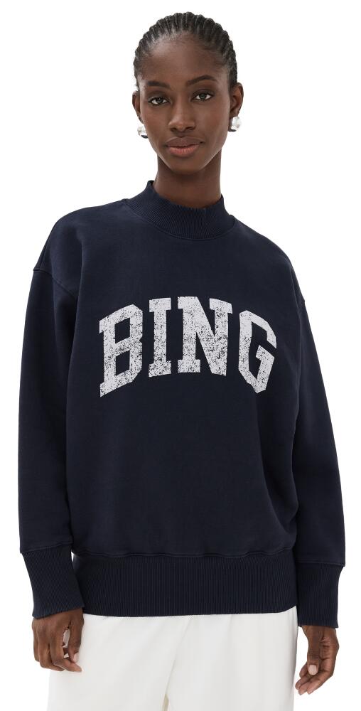 ANINE BING Bradie Bing Sweatshirt Navy Cover