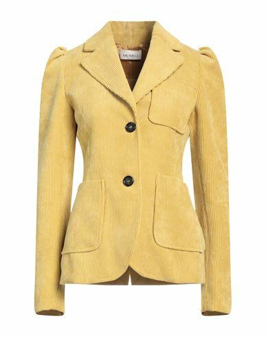 Meimeij Woman Blazer Ocher Polyester, Polyamide, Elastane, Acetate Cover