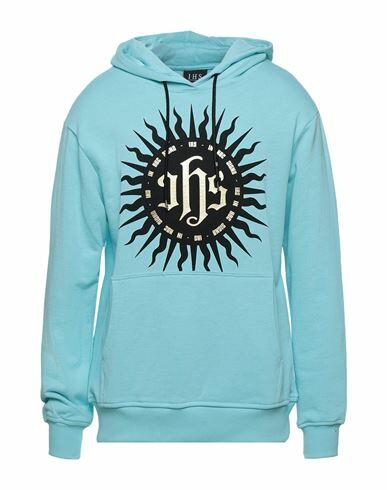 Ihs Man Sweatshirt Azure Cotton Cover