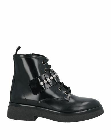 Agl Woman Ankle boots Black Leather Cover