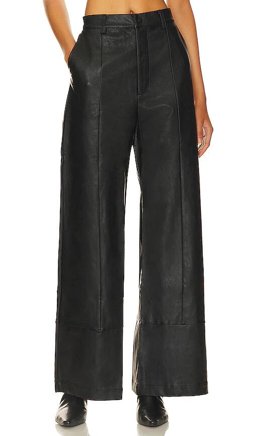 Bardot Marlowe Wide Leg Pant in Black Cover