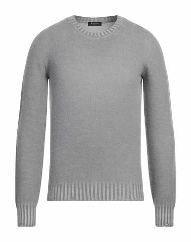 Arovescio Man Sweater Light grey Merino Wool, Cashmere Cover