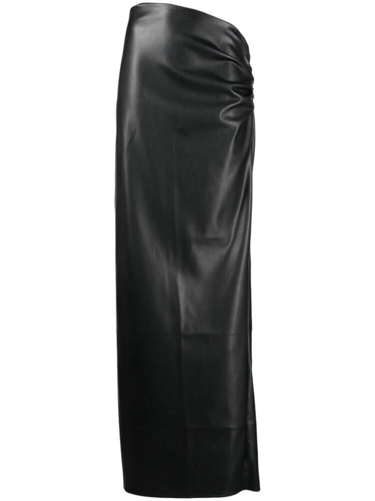 Atlein ruched-detailing high-waist skirt - Black Cover