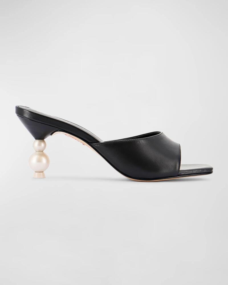 Sophia Webster Pearla Leather Mule Sandals Cover