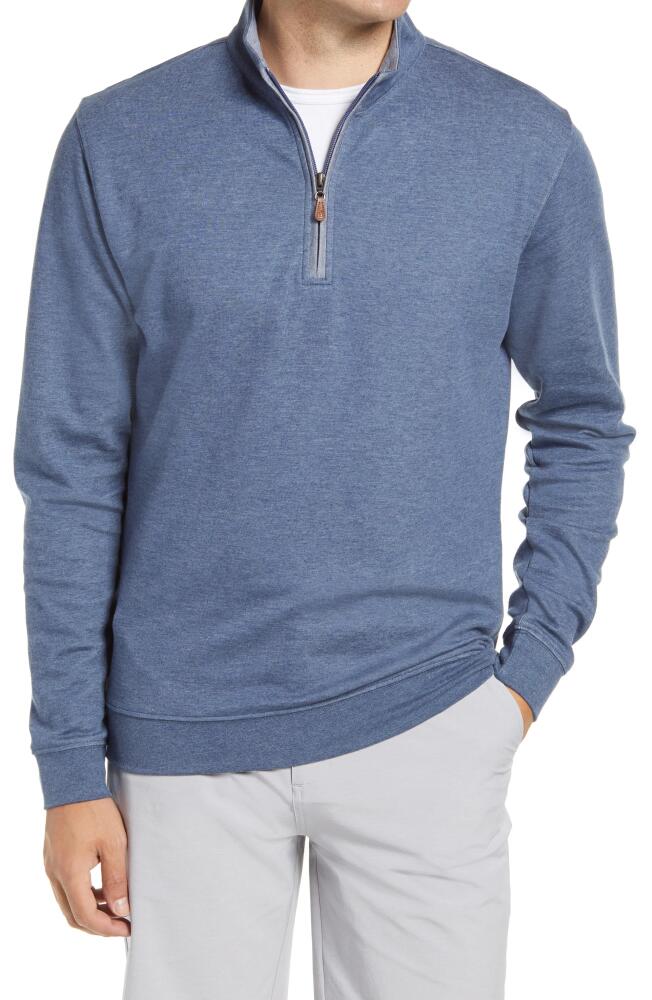 johnnie-O Sully Quarter Zip Pullover in Helios Blue Cover