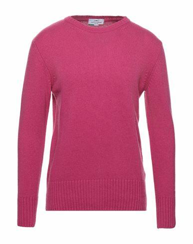 Giulio Corsari Man Sweater Fuchsia Wool, Viscose, Polyamide, Cashmere Cover