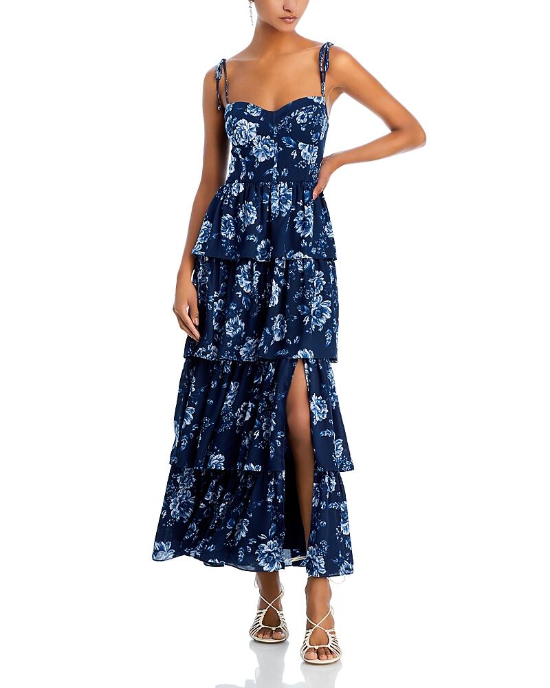 Wayf Sweet Nothing Floral Print Maxi Dress Cover