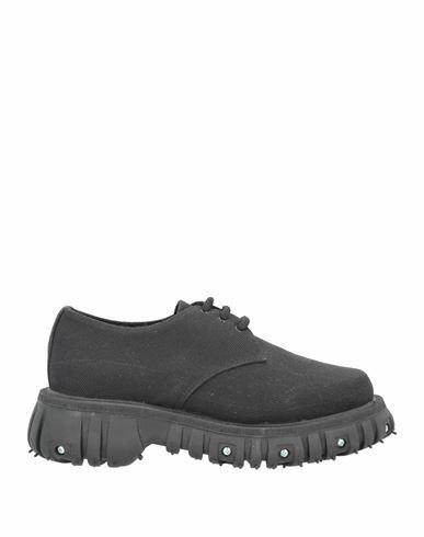 Phileo Man Lace-up shoes Black Textile fibers Cover