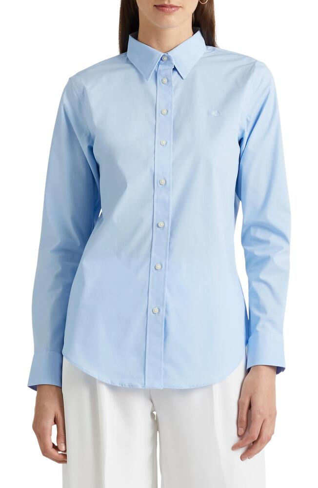 Lauren Ralph Lauren Easy Care Stretch Cotton Shirt in Blue Cover