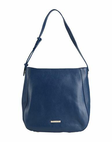 Tuscany Leather Woman Shoulder bag Blue Leather Cover