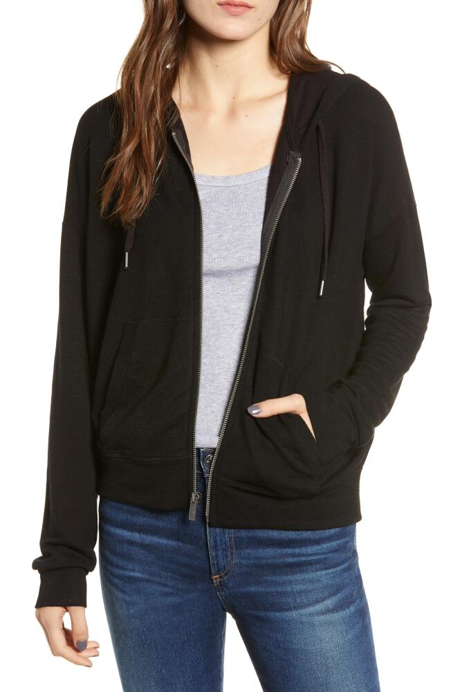 Splendid Active Zip Hoodie in Black Cover