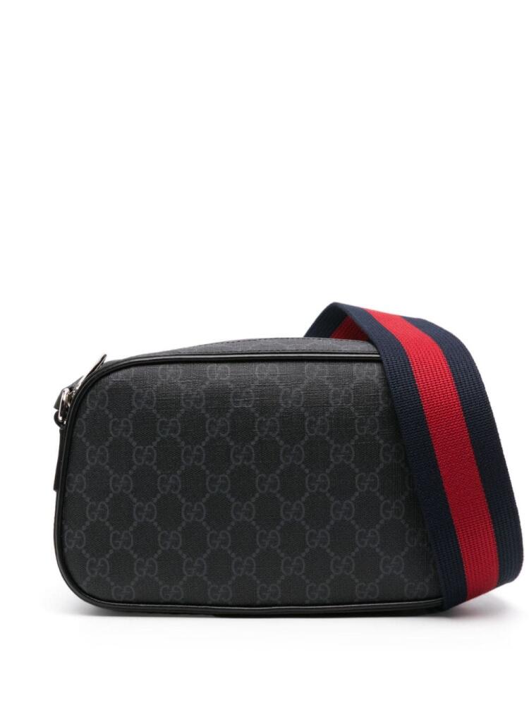 Gucci GG Supreme leather messenger bag - Black Cover