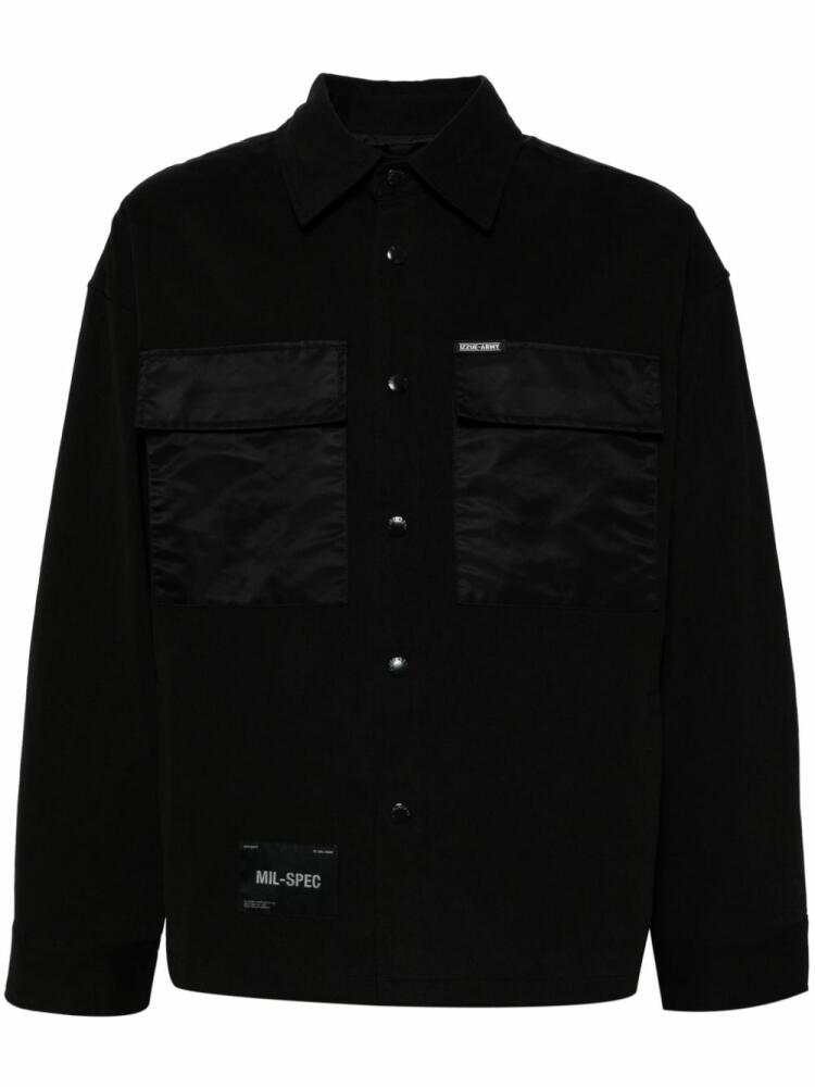 izzue classic collar jacket - Black Cover