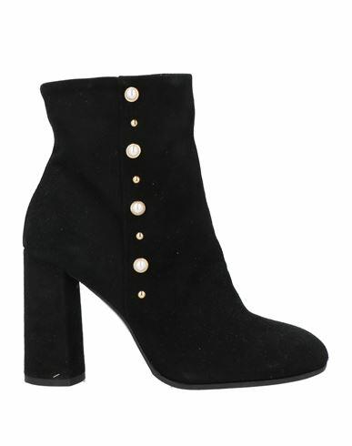 Vivien Woman Ankle boots Black Leather Cover