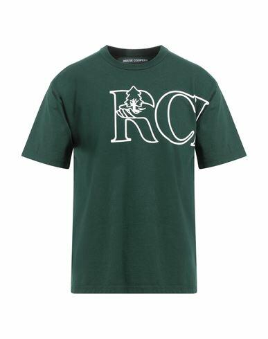 Reese Cooper Man T-shirt Green Cotton Cover