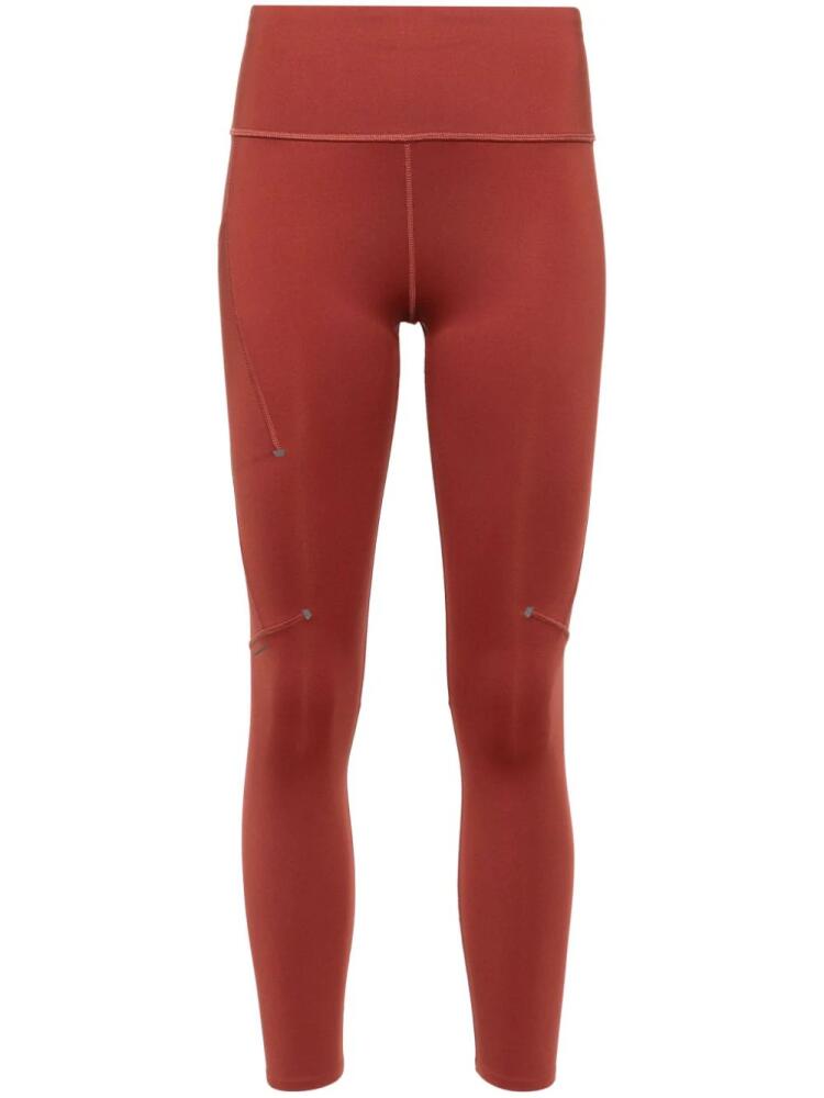 On Running Performance Tights 7 | 8 leggings - Brown Cover