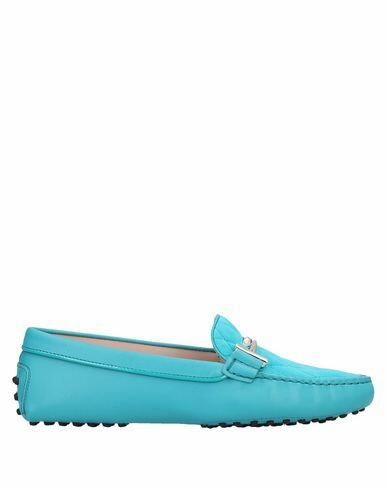 Tod's Woman Loafers Turquoise Soft Leather Cover