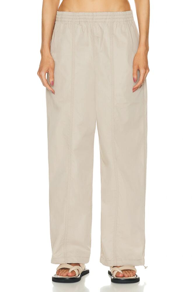 AGOLDE Dakota Track Pant in Beige Cover