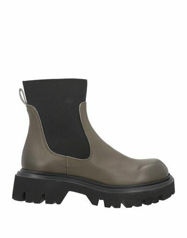 Poesie Veneziane Woman Ankle boots Dark green Soft Leather Cover