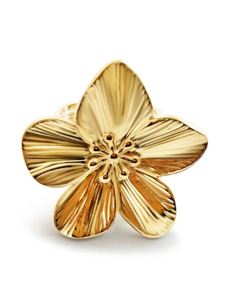 Hzmer Jewelry floral-detail ring - Gold Cover