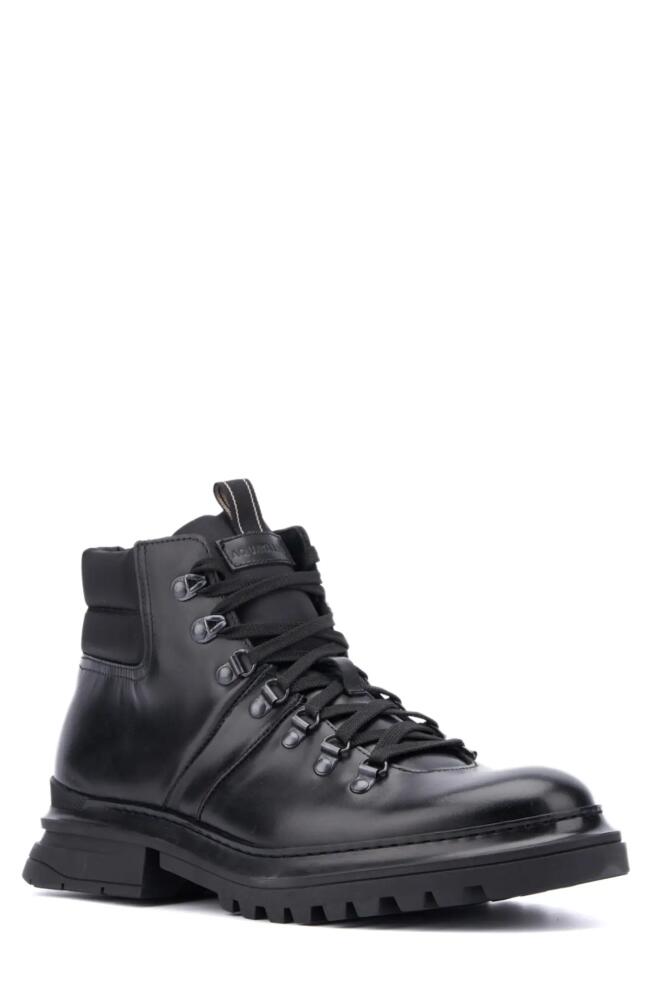 Aquatalia Edwin Weatherproof Lace-Up Boot in Black Cover