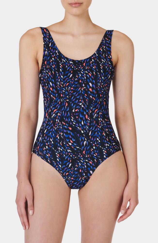 Sweaty Betty Tidal One-Piece Swimsuit in Black Cora Cover