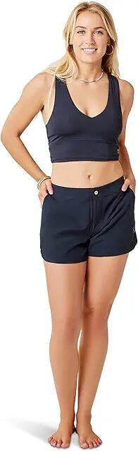 Carve Designs Banff Shorts (Black) Women's Swimwear Cover