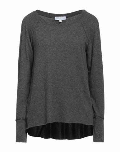 Michael Stars Woman Sweater Steel grey Polyester, Rayon, Elastane Cover