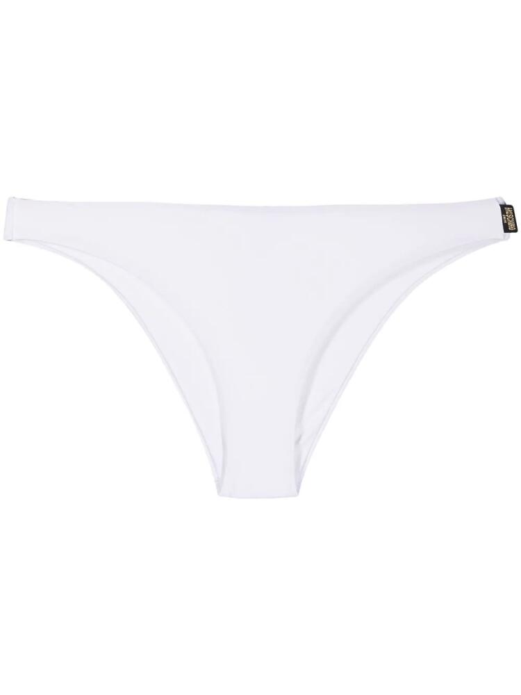 Moschino low-rise high-cut bikini briefs - White Cover