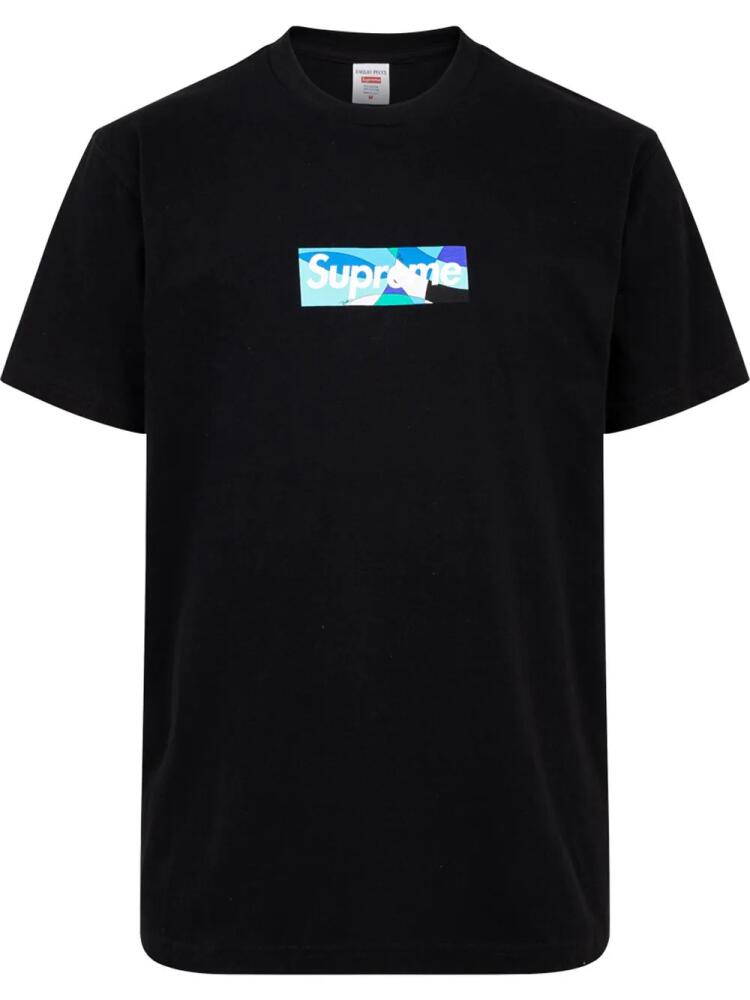 Supreme x Emilio Pucci Box Logo T-Shirt - Black Cover