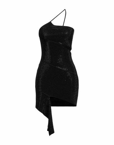 Andreādamo Woman Mini dress Black Viscose, Polyester Cover