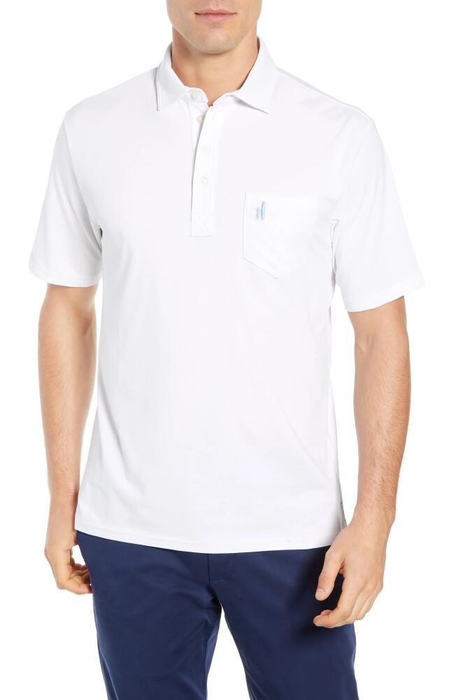 johnnie-O The Original Regular Fit Polo in White Cover