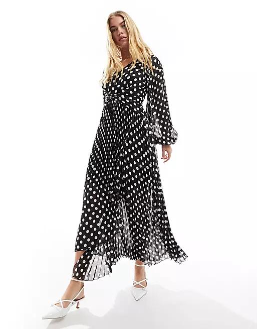 Style Cheat polka dot midaxi dress-Multi Cover