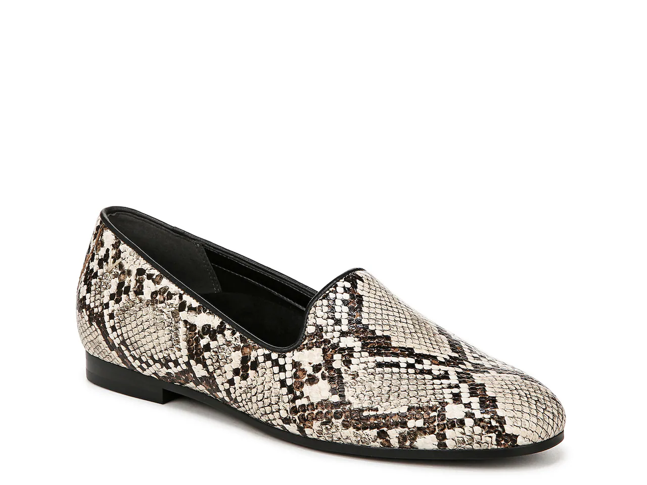 Vionic Willa II Loafer | Women's | Dark Brown/Multicolor Snake Print Cover