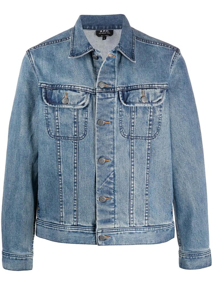 A.P.C. classic denim jacket - Blue Cover